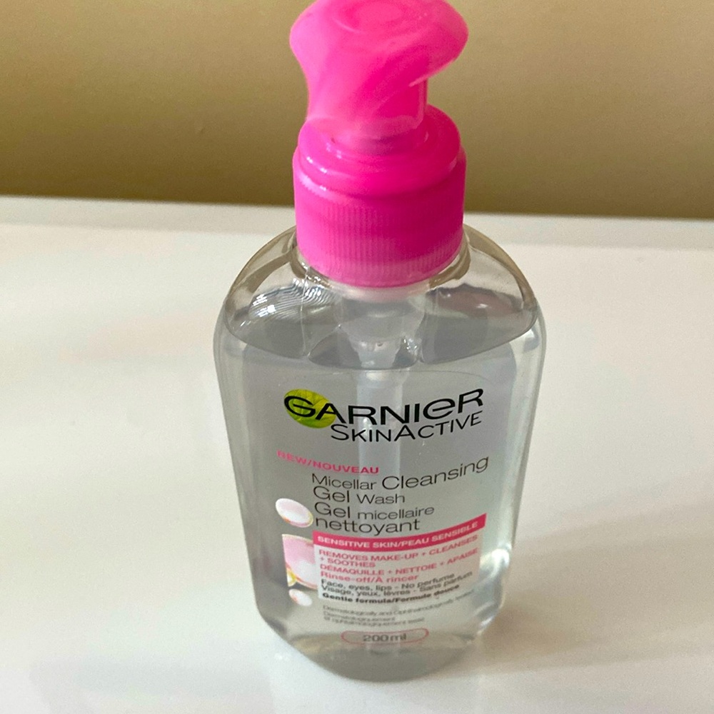 Garnier skinactive gel wash